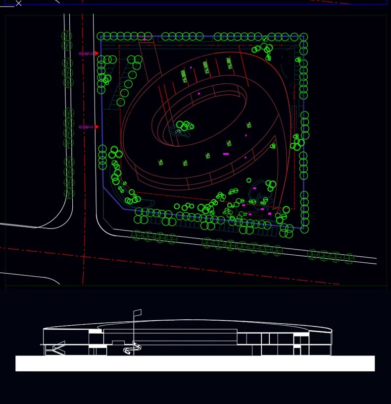 图片[24]-学校幼儿园建筑外观CAD施工图纸平面效果图 小学教学楼设计SU模型-大怪兽分享