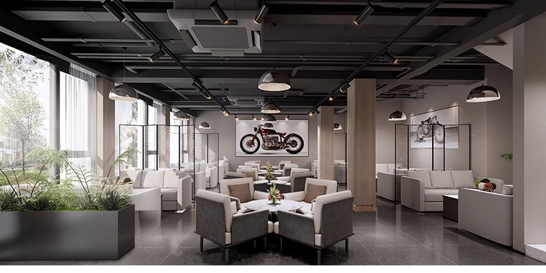 图片[4]-茶室茶楼茶馆CAD施工图 会所茶社室内设计装修平面布局图方案素材-大怪兽分享