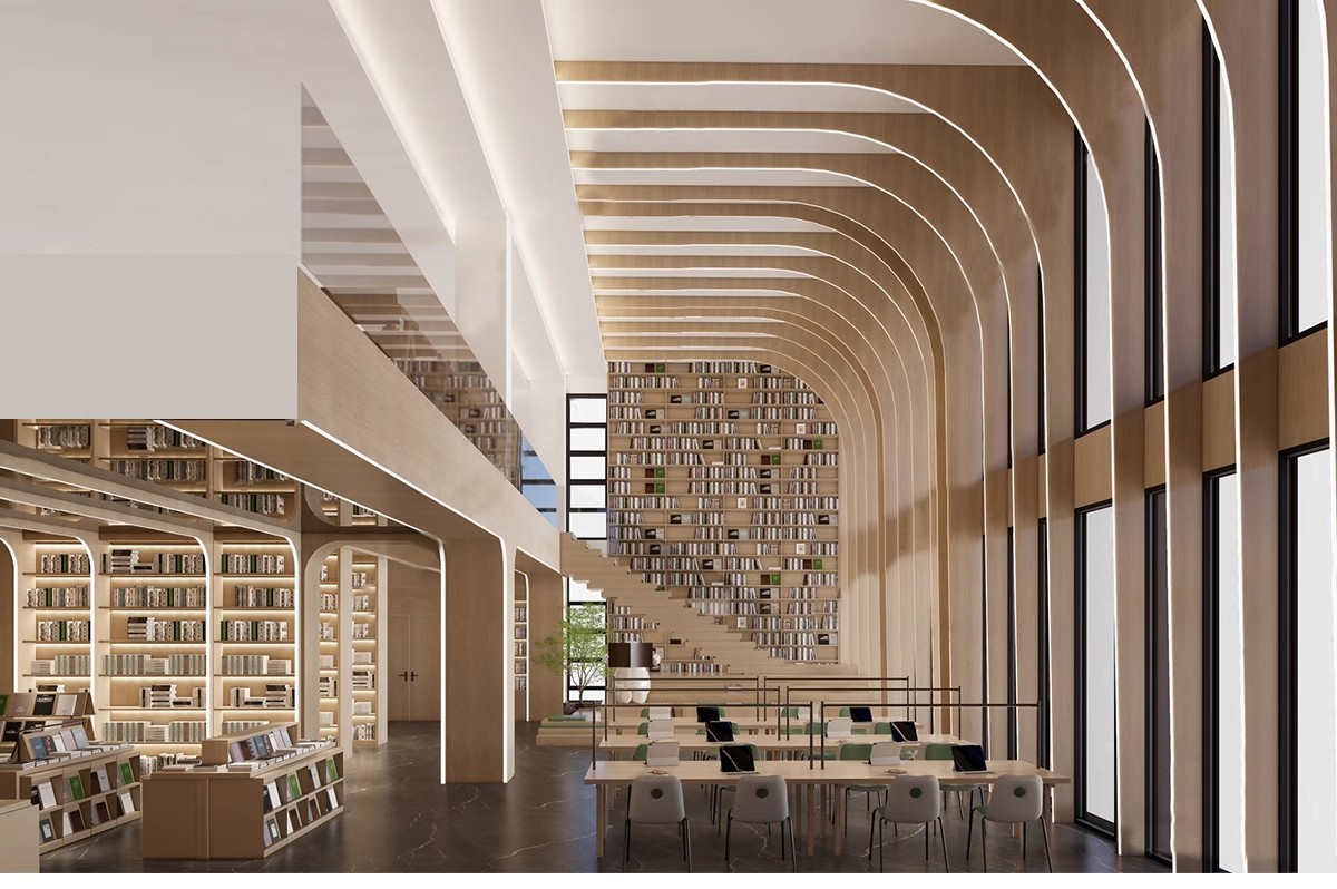 图片[28]-书吧SU模型 工业风书咖图书馆室内设计sketchup书店CAD施工图素材-大怪兽分享