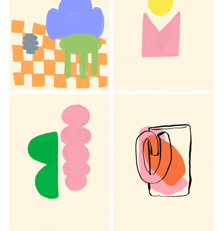 图片[14]-多彩艺术抽象几何插画海报模板3D渐变平面图案kv设计PNG免扣素材-大怪兽分享