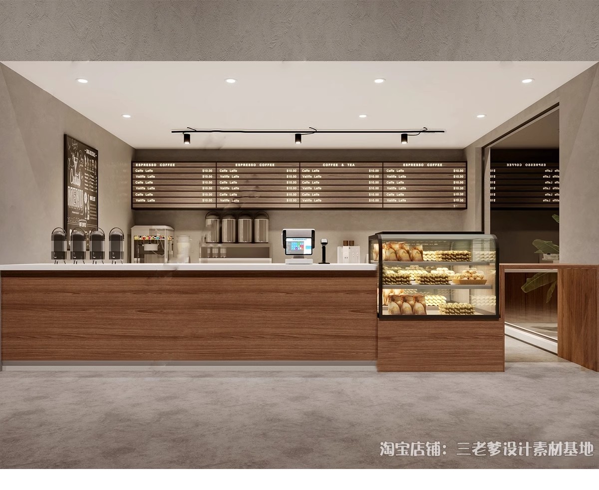 图片[29]-水吧台服务台SU模型现代餐饮酒吧咖啡厅奶茶店操作收银台草图大师-大怪兽分享