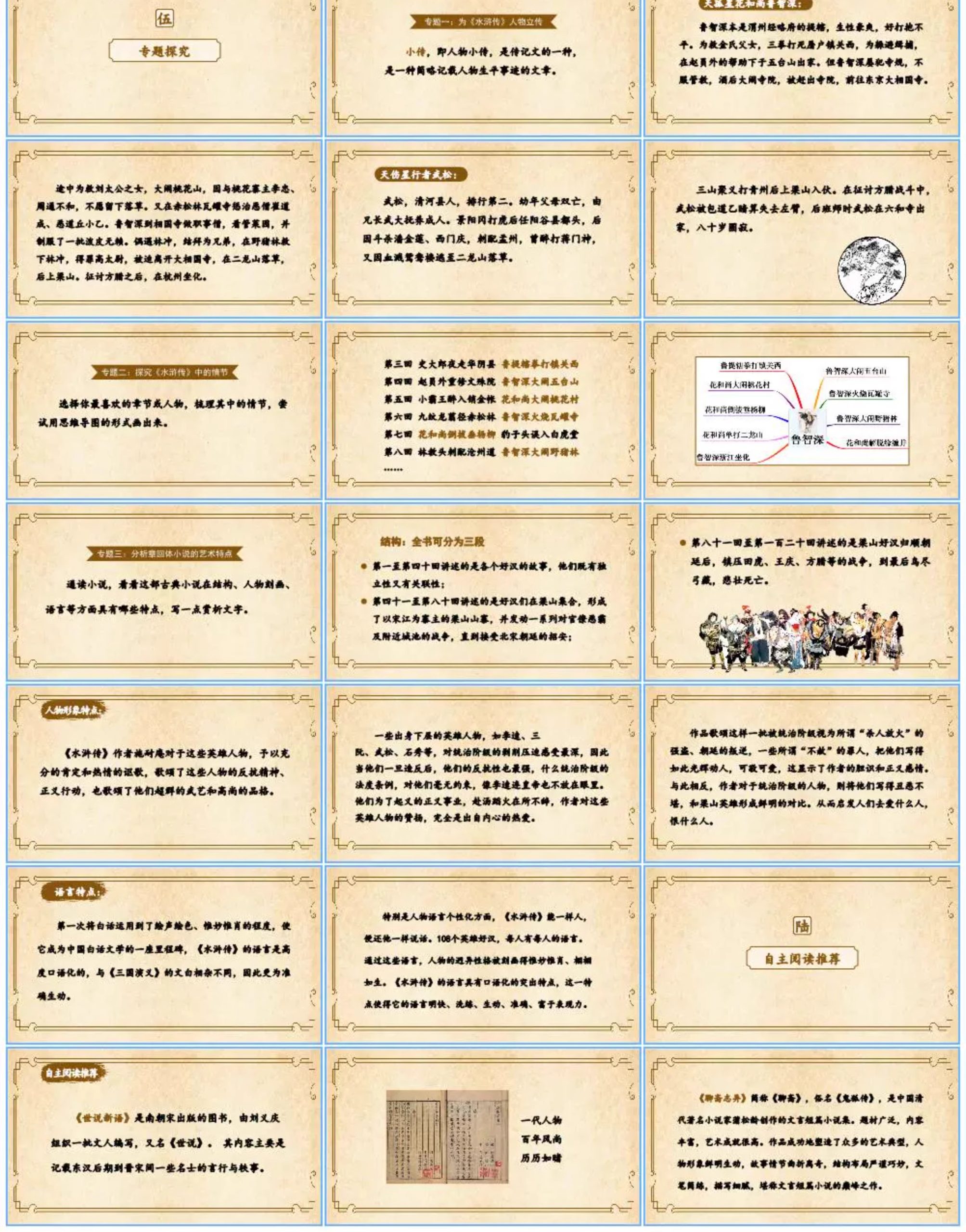 图片[28]-四大名著ppt模板水浒传西游记红楼梦三国演义读书分享教学课件小-大怪兽分享