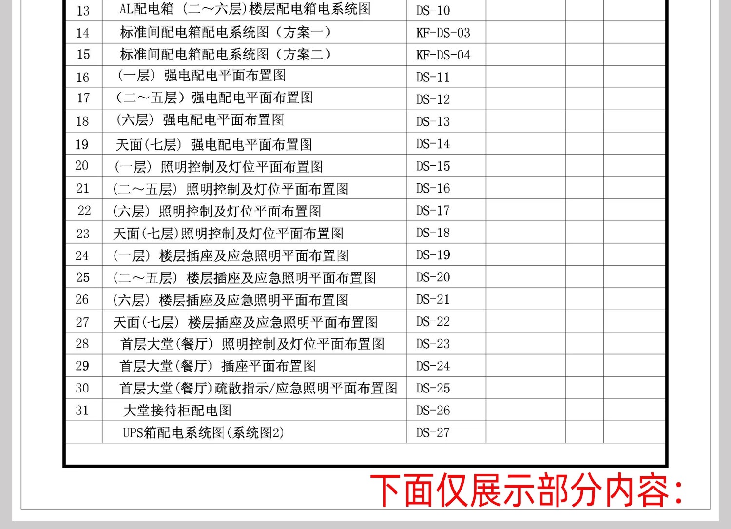 图片[28]-电气图系统图CAD施工图 全屋点位建筑酒店强弱电家装工装别墅图纸-大怪兽分享