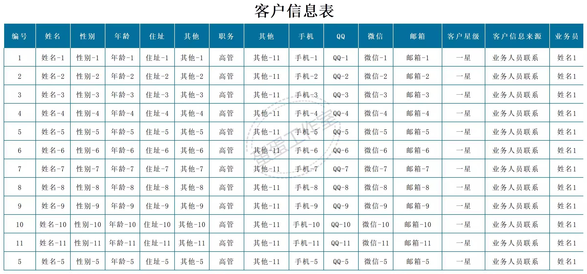 图片[28]-销售明细表excel模板送货日报数据统计客户清单合同登记销售报表-大怪兽分享