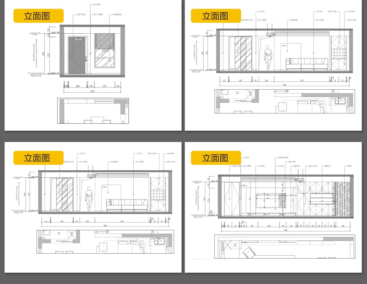 图片[29]-大平层豪宅大户型装修设计效果图案例家装室内家居CAD施工图文件-大怪兽分享