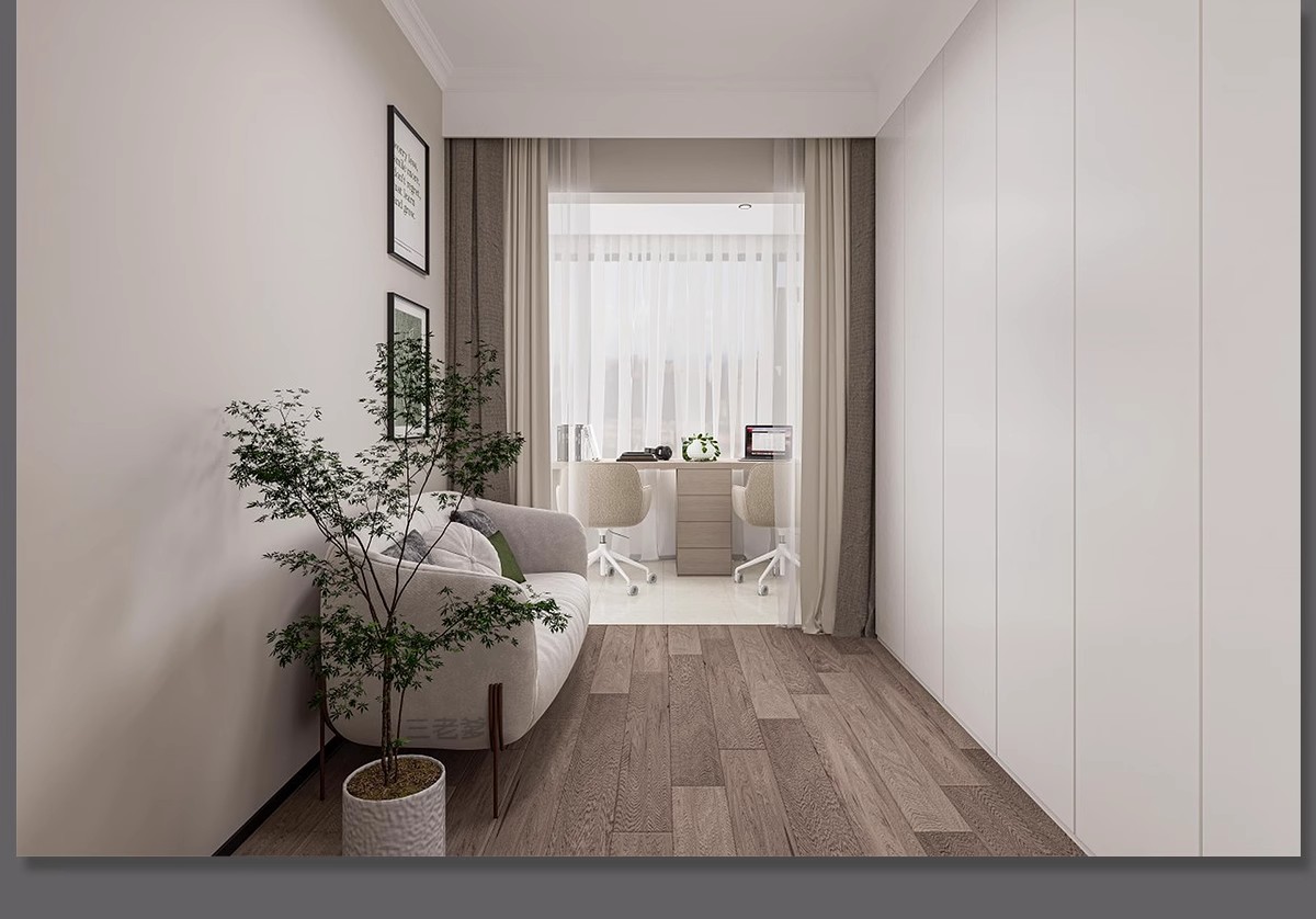 图片[30]-小户型装修设计二居室一居室全屋实景效果图现代北欧室内cad图纸-大怪兽分享