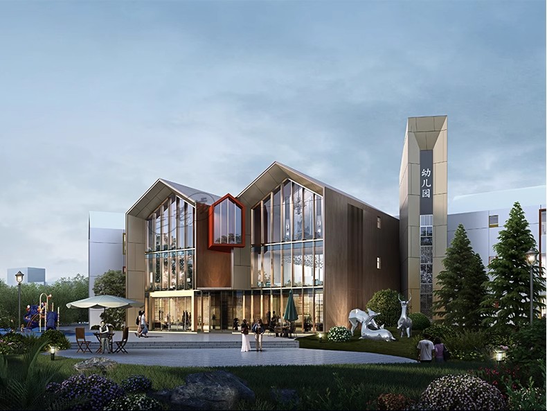 图片[27]-学校幼儿园建筑外观CAD施工图纸平面效果图 小学教学楼设计SU模型-大怪兽分享