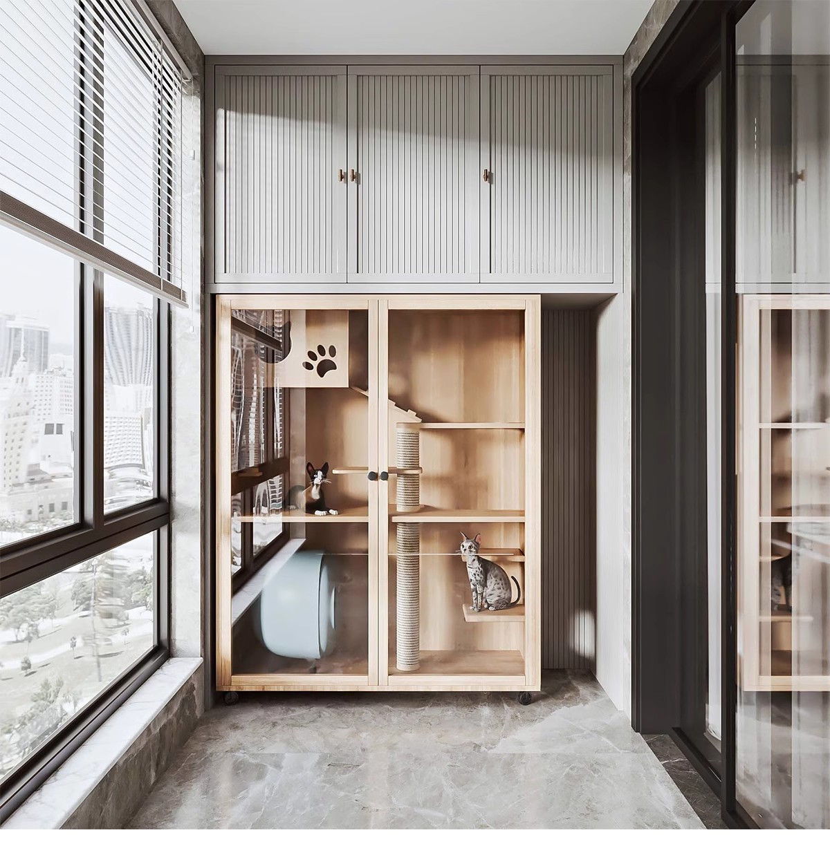 图片[34]-柜子装修设计效果图片衣柜衣帽间定制图库酒柜鞋柜橱柜出家装全屋-大怪兽分享