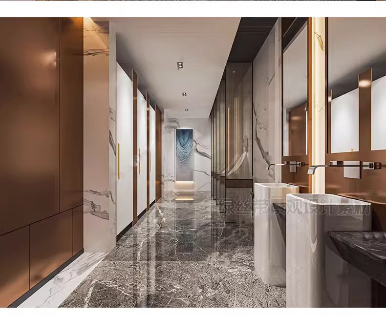 图片[30]-公共卫生间工装商场酒店办公室写字楼厕所公厕室内草图大师su模型-大怪兽分享