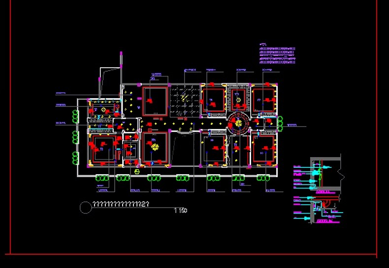 图片[31]-网红天花节点大样详图cad施工图弧形吊顶剖面库室内施工工艺设计-大怪兽分享