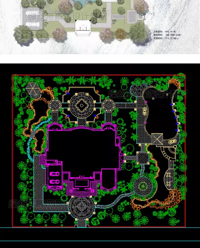图片[29]-屋顶花园露台别墅庭院 平面方案设计乡村院子苗木表种植CAD施工图-大怪兽分享