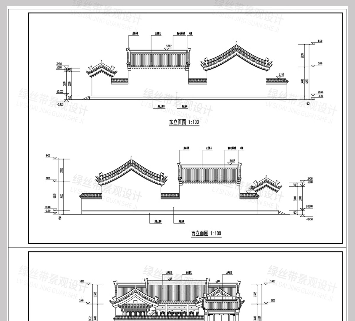 图片[31]-新 中式四合院建筑民宿豪宅别墅乡村自建房院子效果图CAD施工图纸-大怪兽分享