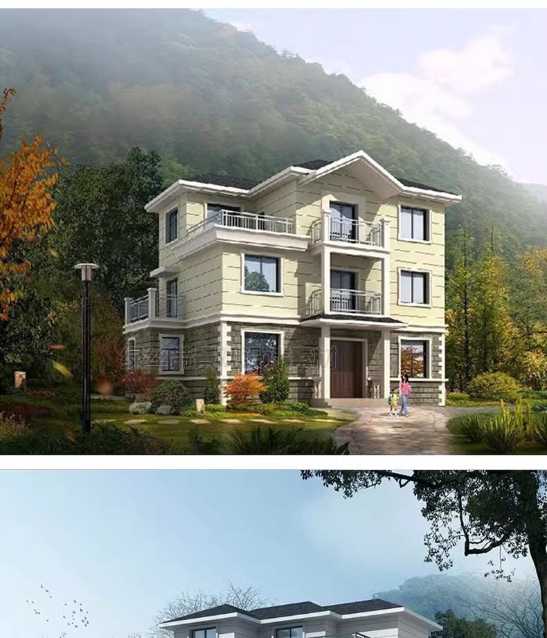 图片[31]-自建房别墅建筑新农村乡村效果施工图三层房屋结构设计图cad图纸-大怪兽分享