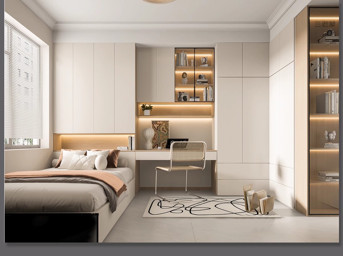 图片[32]-小户型装修设计二居室一居室全屋实景效果图现代北欧室内cad图纸-大怪兽分享