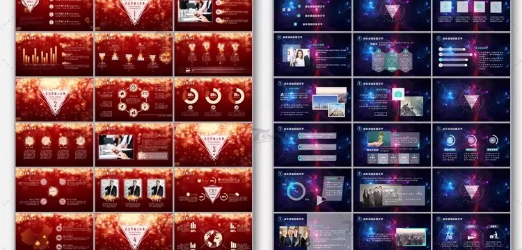 图片[32]-PPT模板高端简约商务风卡通动态中国风工作计划总结答辩设计素材-大怪兽分享