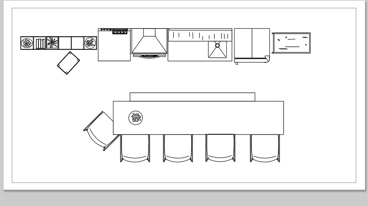 图片[33]-吧台CAD图库厨房吧椅现代室内家装西厨中岛台餐桌椅子图块施工图-大怪兽分享