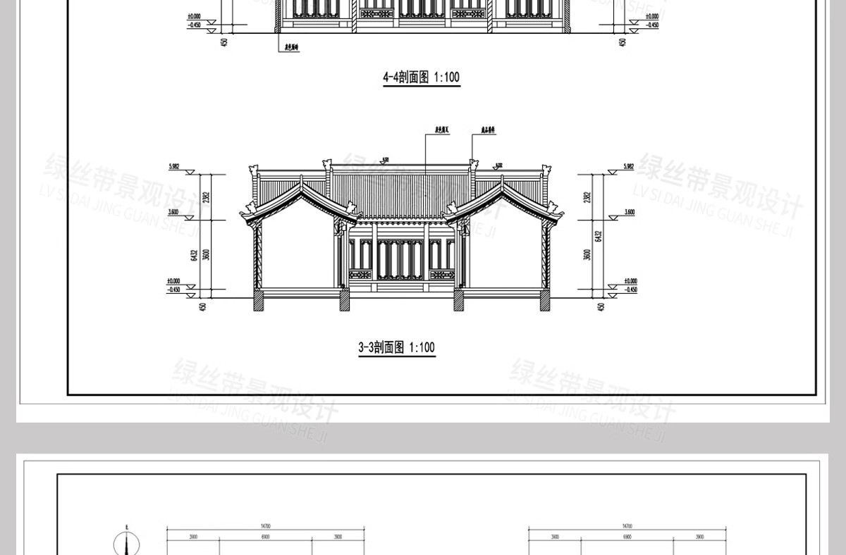 图片[33]-新 中式四合院建筑民宿豪宅别墅乡村自建房院子效果图CAD施工图纸-大怪兽分享