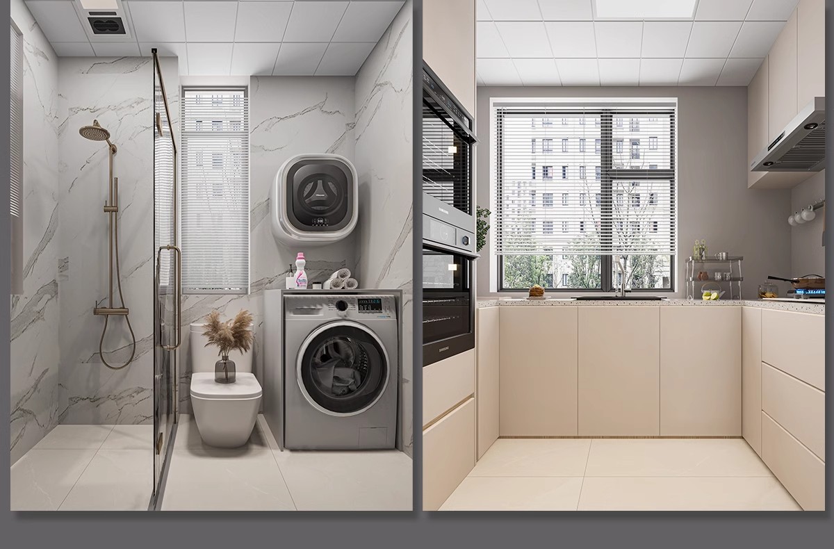 图片[34]-小户型装修设计二居室一居室全屋实景效果图现代北欧室内cad图纸-大怪兽分享