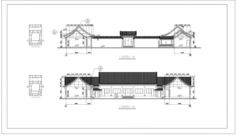 图片[31]-80套，四合院CAD施工图 建筑方案平面布置图纸中式仿古农村自建房素材-大怪兽分享