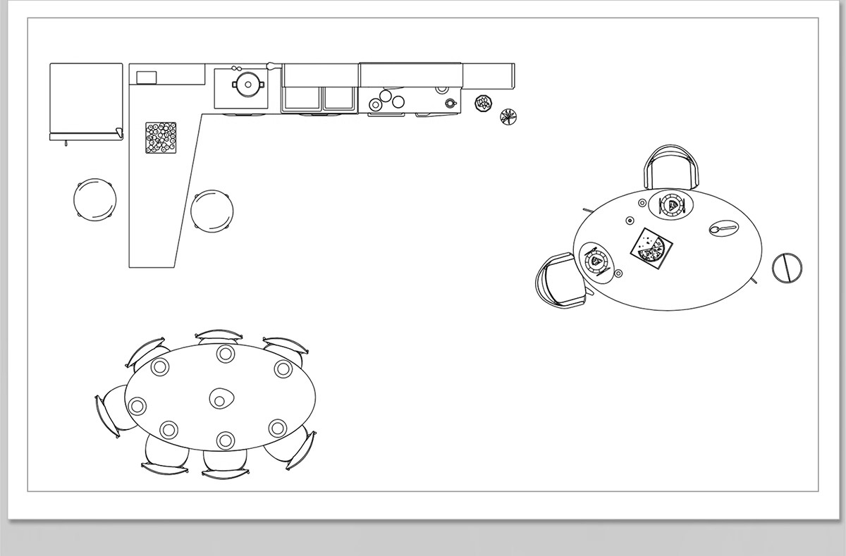 图片[34]-吧台CAD图库厨房吧椅现代室内家装西厨中岛台餐桌椅子图块施工图-大怪兽分享