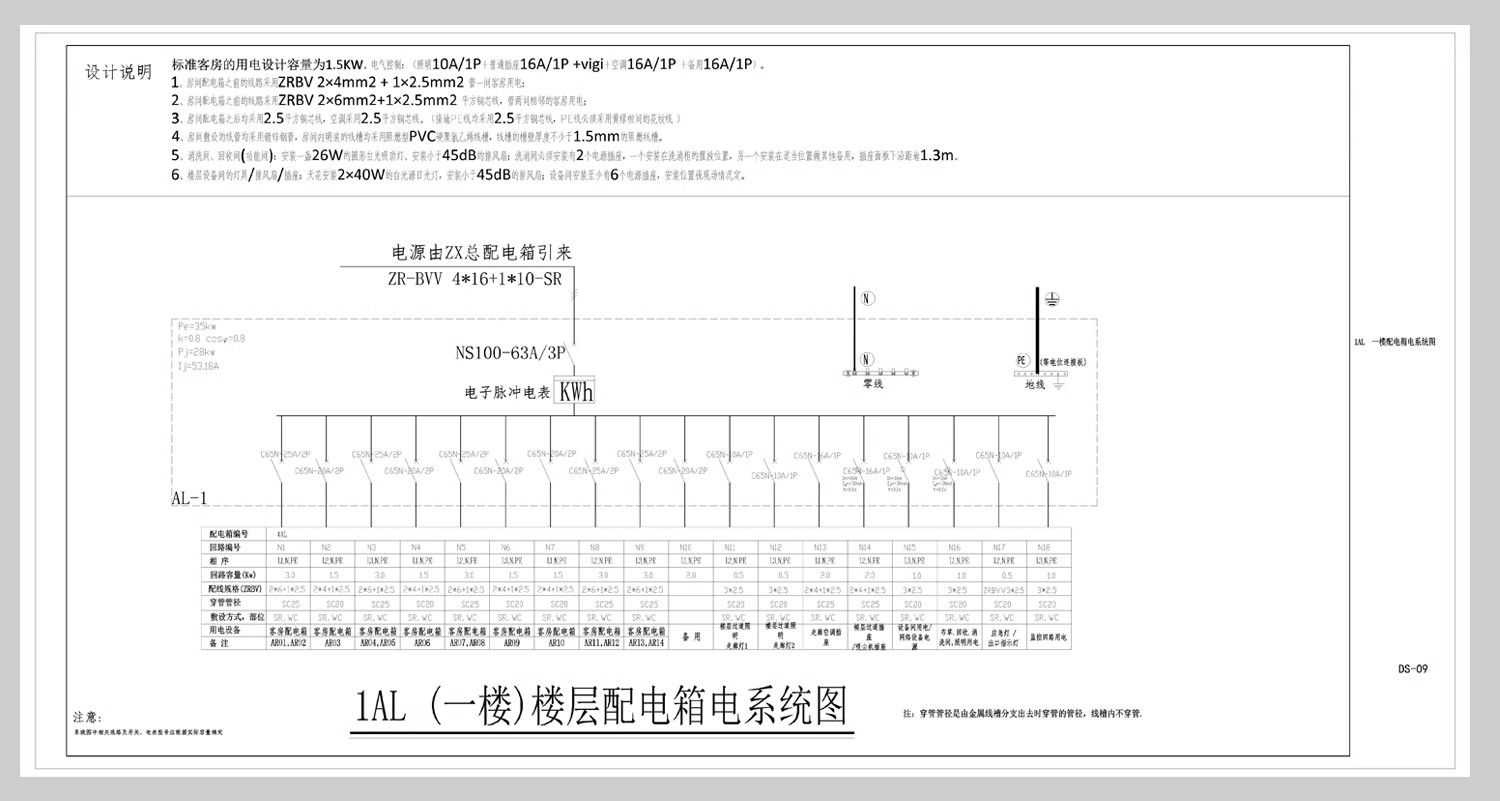 图片[35]-电气图系统图CAD施工图 全屋点位建筑酒店强弱电家装工装别墅图纸-大怪兽分享