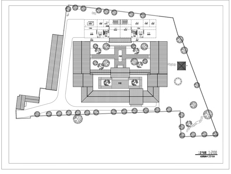 图片[33]-80套，四合院CAD施工图 建筑方案平面布置图纸中式仿古农村自建房素材-大怪兽分享