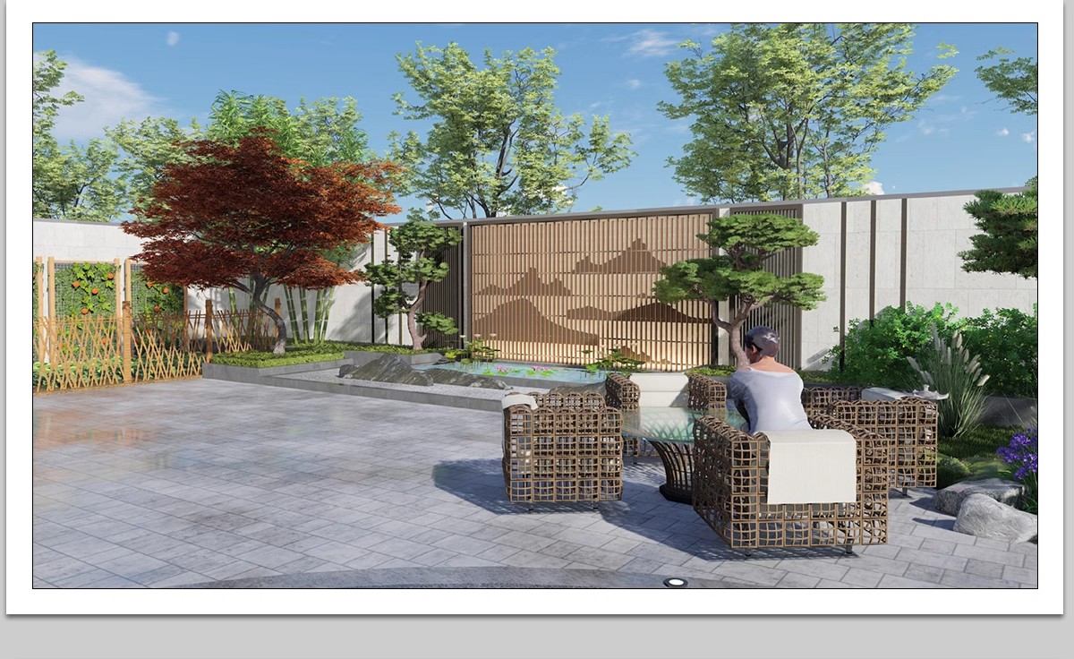 图片[24]-500套，别墅花园庭院设计方案CAD图库平面图植物园林景观施工图图例素材-大怪兽分享