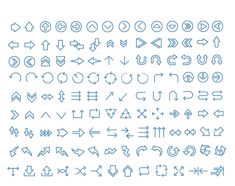 图片[25]-分析图常用箭头线条PSD源文件竞赛风格建筑景观设计PS文件素材库-大怪兽分享