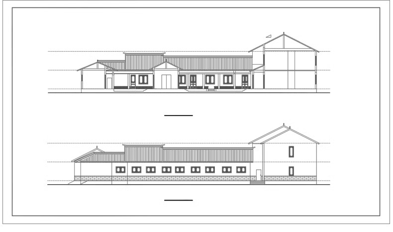 图片[34]-80套，四合院CAD施工图 建筑方案平面布置图纸中式仿古农村自建房素材-大怪兽分享