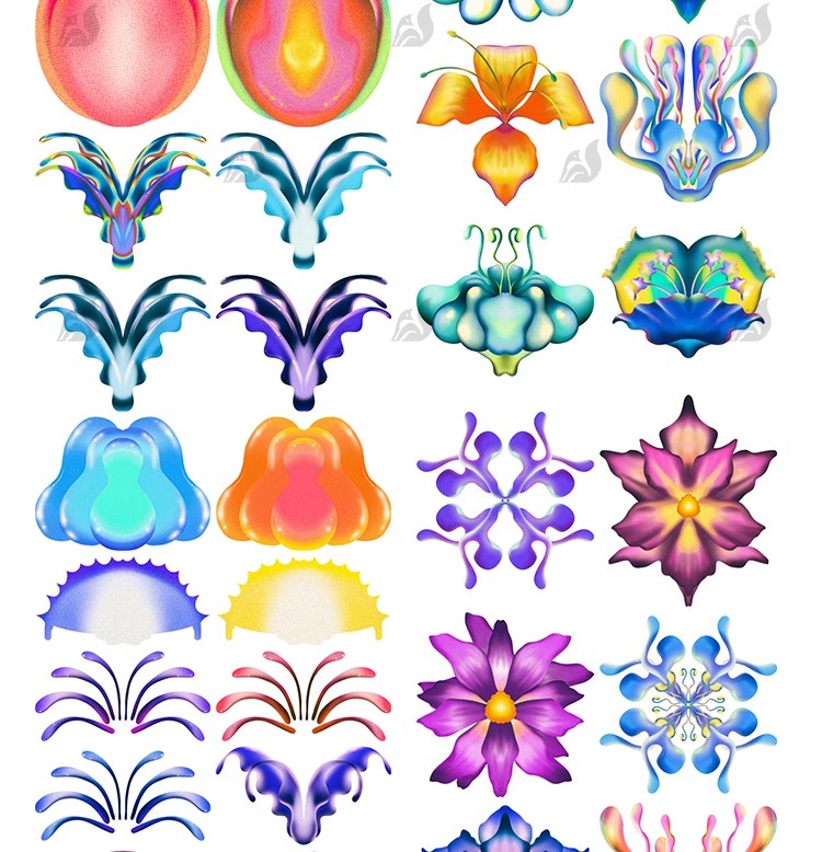 图片[24]-多彩艺术抽象几何插画海报模板3D渐变平面图案kv设计PNG免扣素材-大怪兽分享
