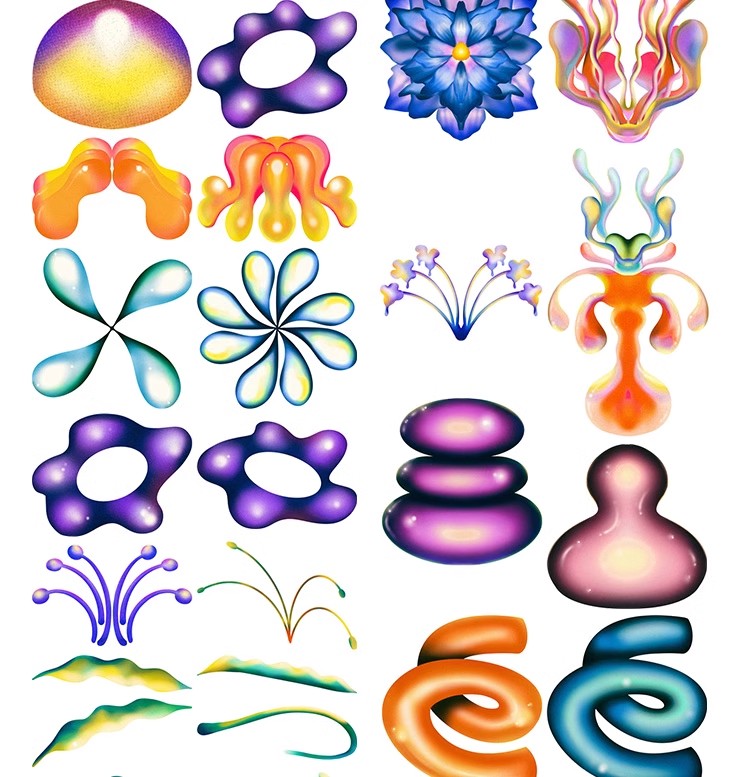 图片[25]-多彩艺术抽象几何插画海报模板3D渐变平面图案kv设计PNG免扣素材-大怪兽分享