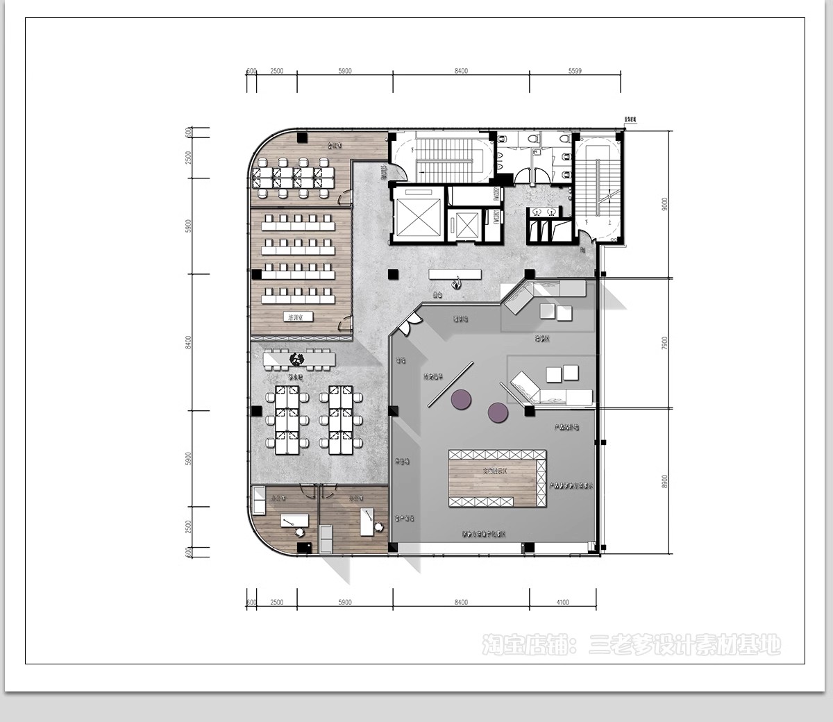 图片[29]-文化展厅CAD平面布置图 室内展馆企业科技历史展览馆方案布局设计-大怪兽分享