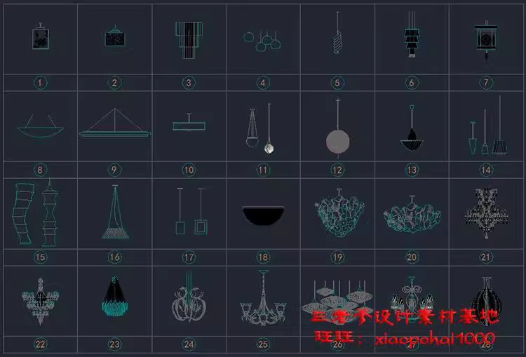 图片[28]-室内设计CAD图库家具模型 家装工装施工中式欧式平面立面图块素材-大怪兽分享