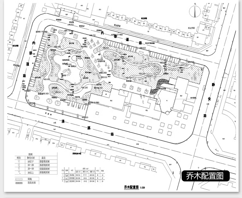 图片[29]-700套，园林景观公园小游园滨水湿地广场全套cad施工图规划平面设计方案-大怪兽分享