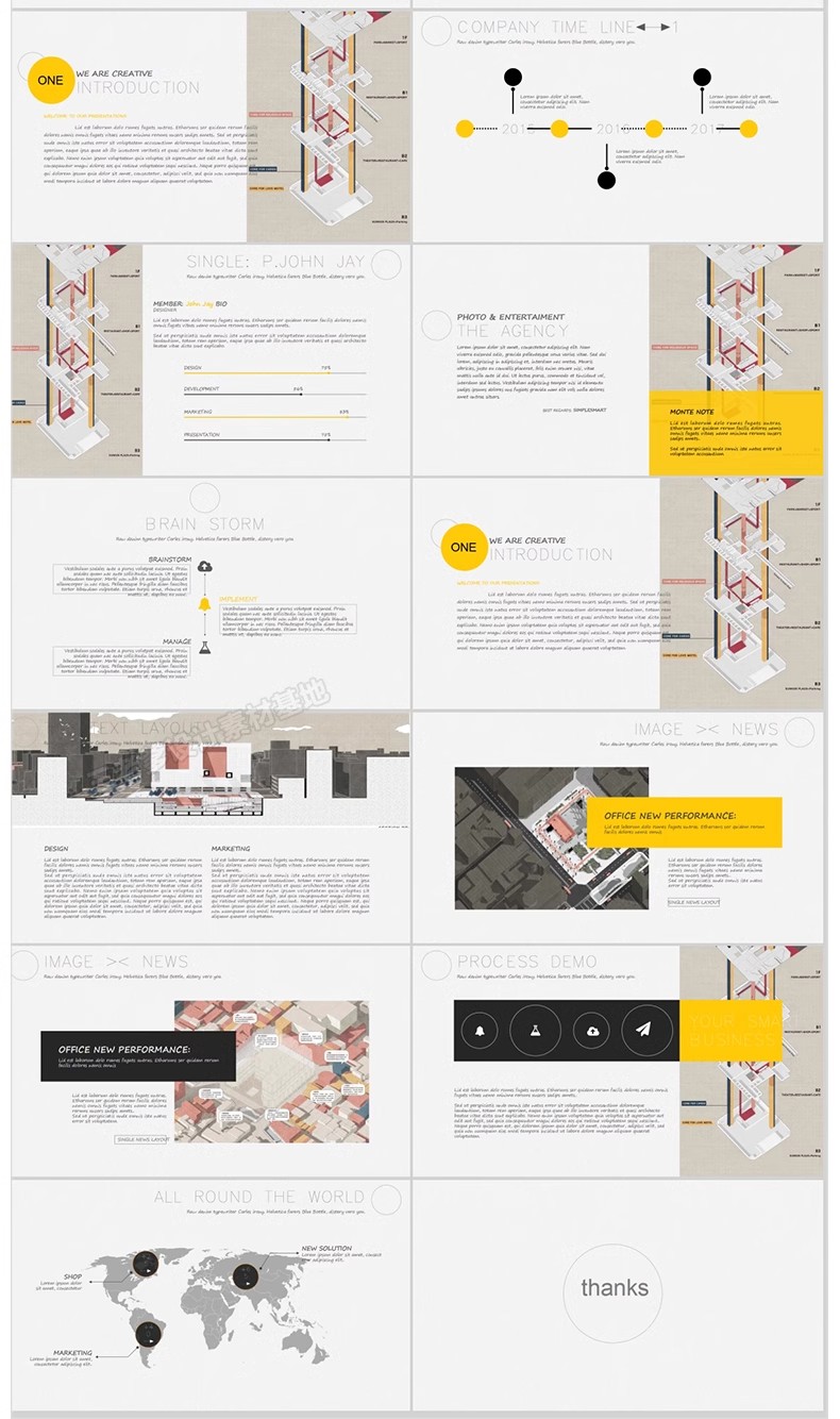 图片[17]-建筑景观园林规划作品集ppt模板国外小清新设计项目方案汇报排版-大怪兽分享
