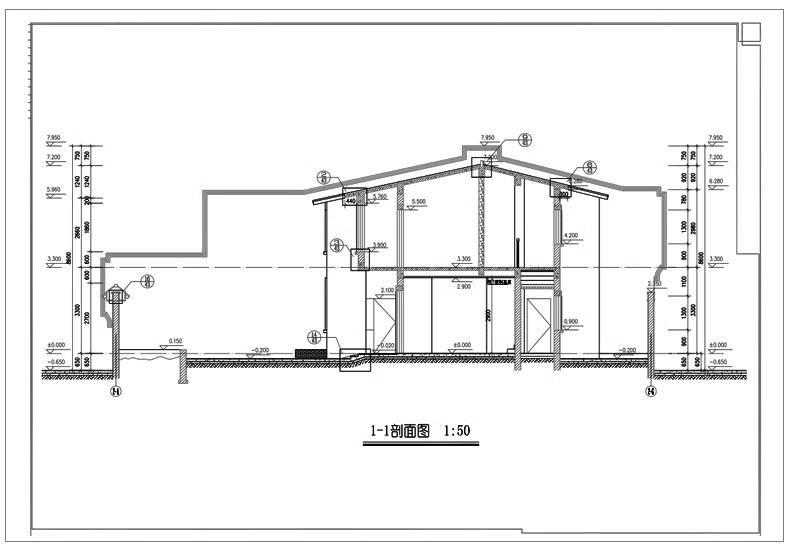 图片[37]-80套，四合院CAD施工图 建筑方案平面布置图纸中式仿古农村自建房素材-大怪兽分享