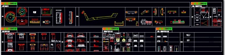 图片[38]-工装商装商业办公餐饮空间健身设备施工平面图块家具cad图库模块-大怪兽分享