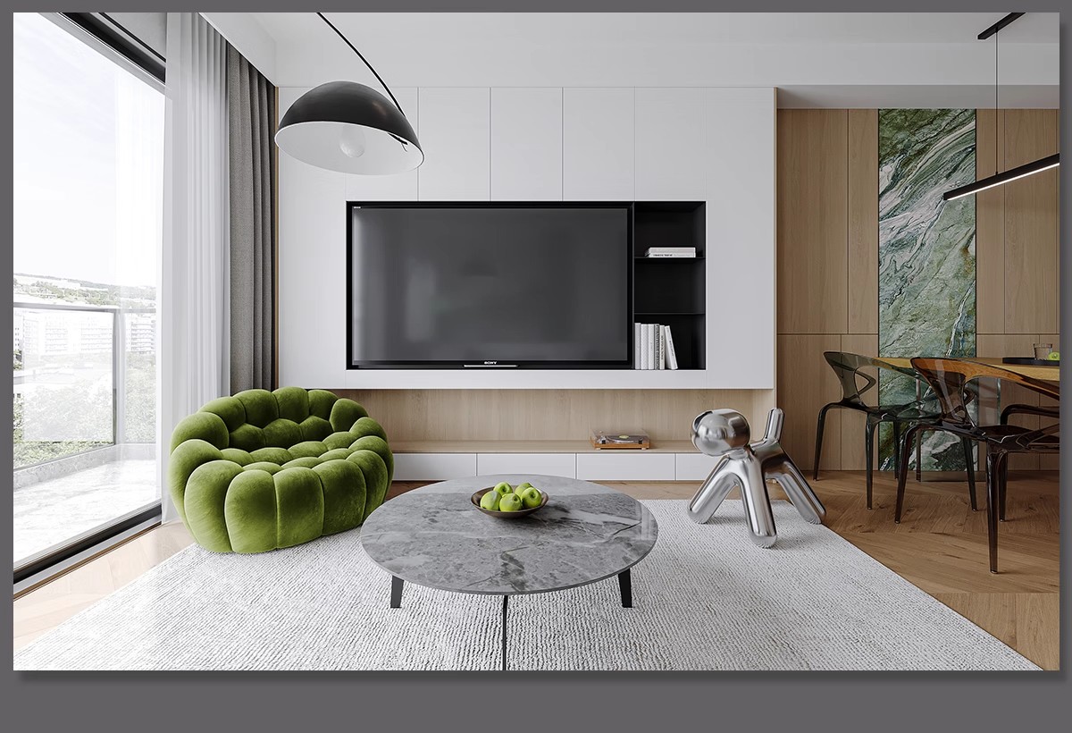 图片[42]-小户型装修设计二居室一居室全屋实景效果图现代北欧室内cad图纸-大怪兽分享