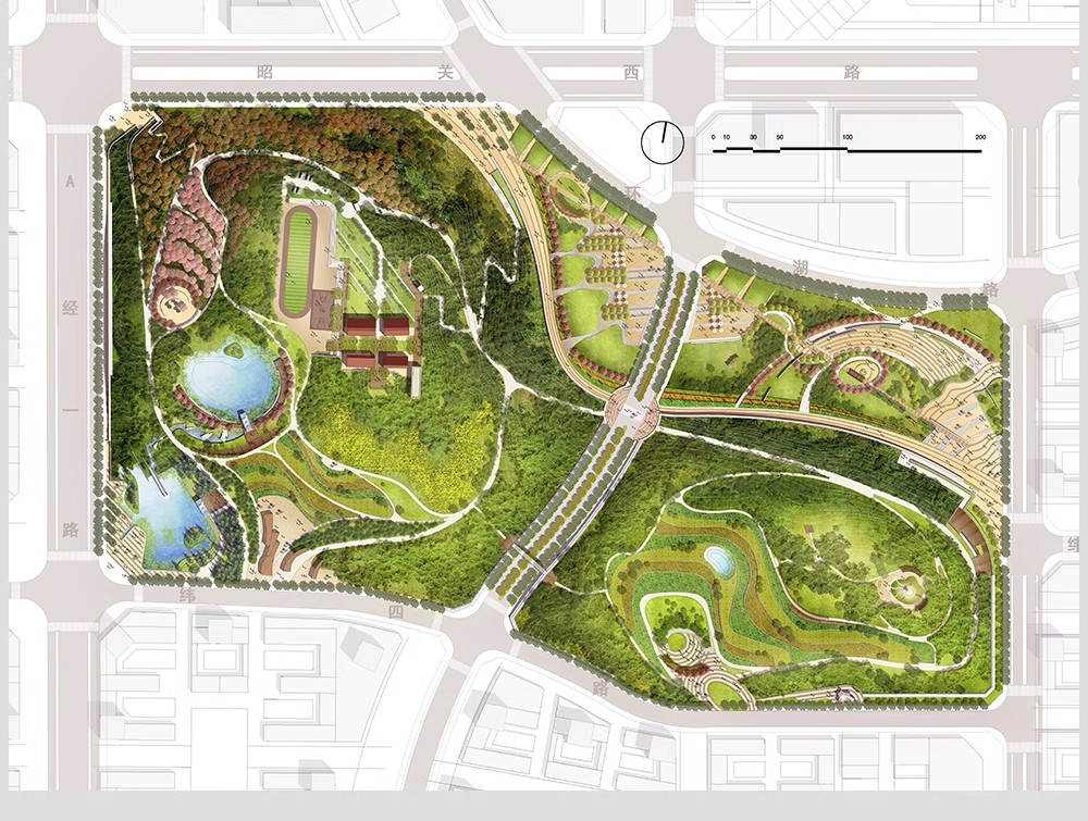 图片[20]-小清新建筑景观总平面图PSD分层园林公园广场彩平图竞赛风PS素材-大怪兽分享