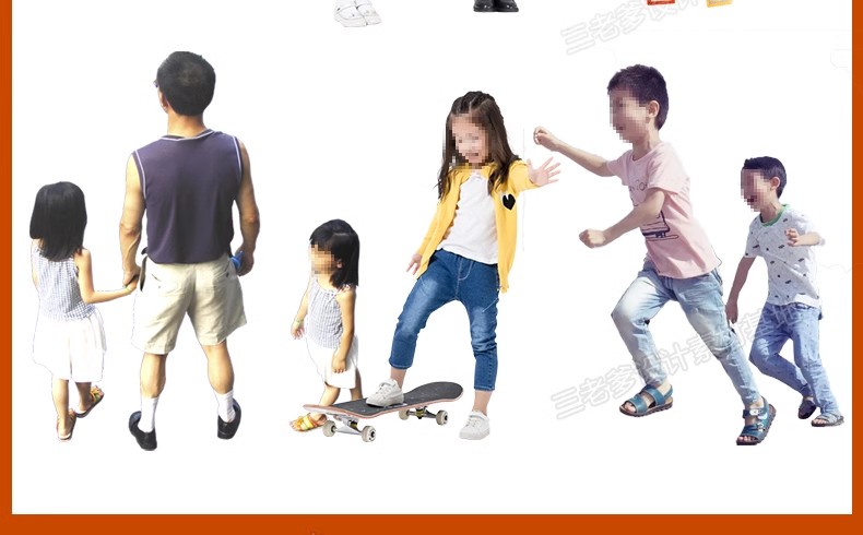 图片[33]-人物青年老人小孩子PS后期素材建筑效果图后期鸟瞰亚洲人PNG免抠-大怪兽分享