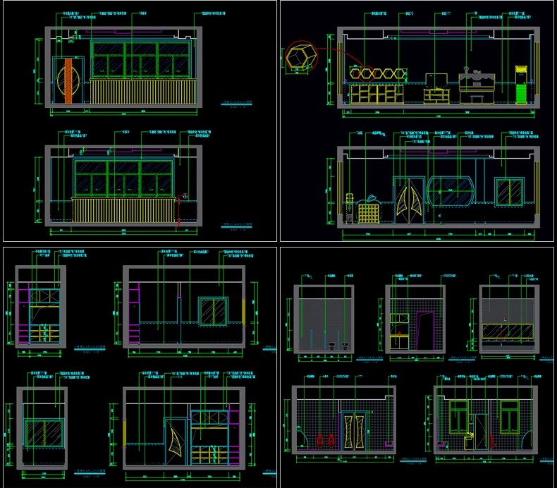 图片[41]-学校幼儿园建筑外观CAD施工图纸平面效果图 小学教学楼设计SU模型-大怪兽分享