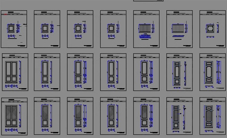 图片[43]-CAD装饰线条大样图剖面踢脚线门套线天花角石膏线框素材图库-大怪兽分享