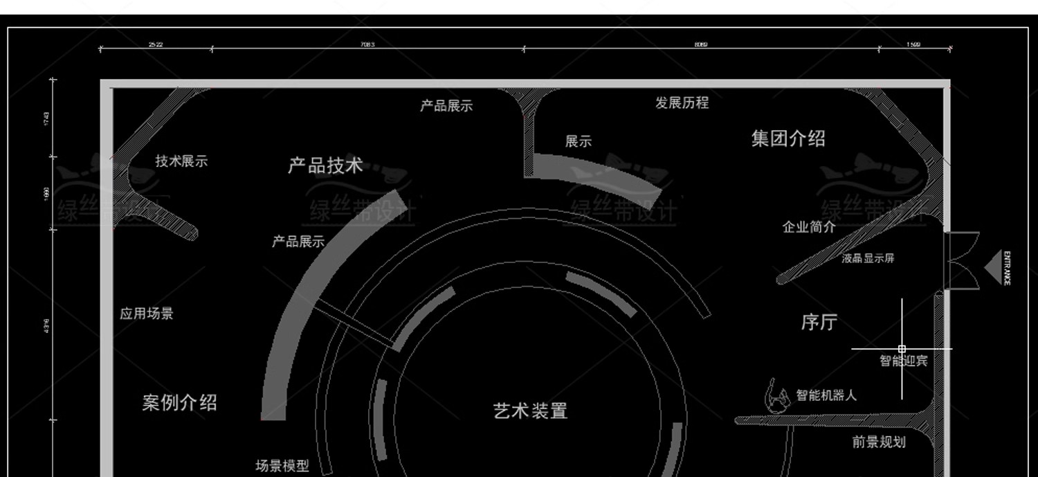 图片[40]-展厅商业文化展馆室内 布局企业科技展览馆方案设计CAD平面布置图-大怪兽分享