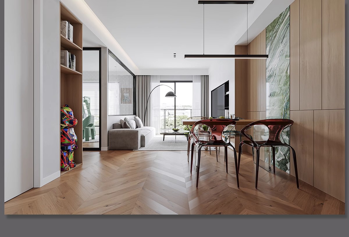 图片[45]-小户型装修设计二居室一居室全屋实景效果图现代北欧室内cad图纸-大怪兽分享