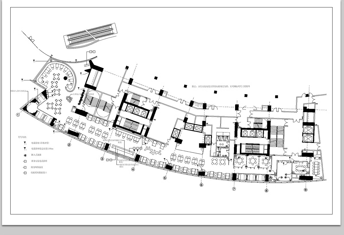 图片[23]-餐饮饭店CAD图块图库空间设计餐厅奶茶店酒吧餐桌椅卡座施工图-大怪兽分享
