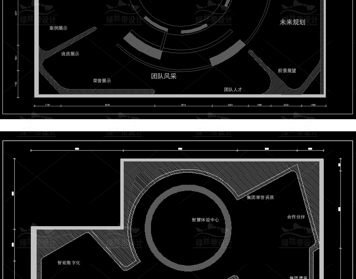 图片[41]-展厅商业文化展馆室内 布局企业科技展览馆方案设计CAD平面布置图-大怪兽分享