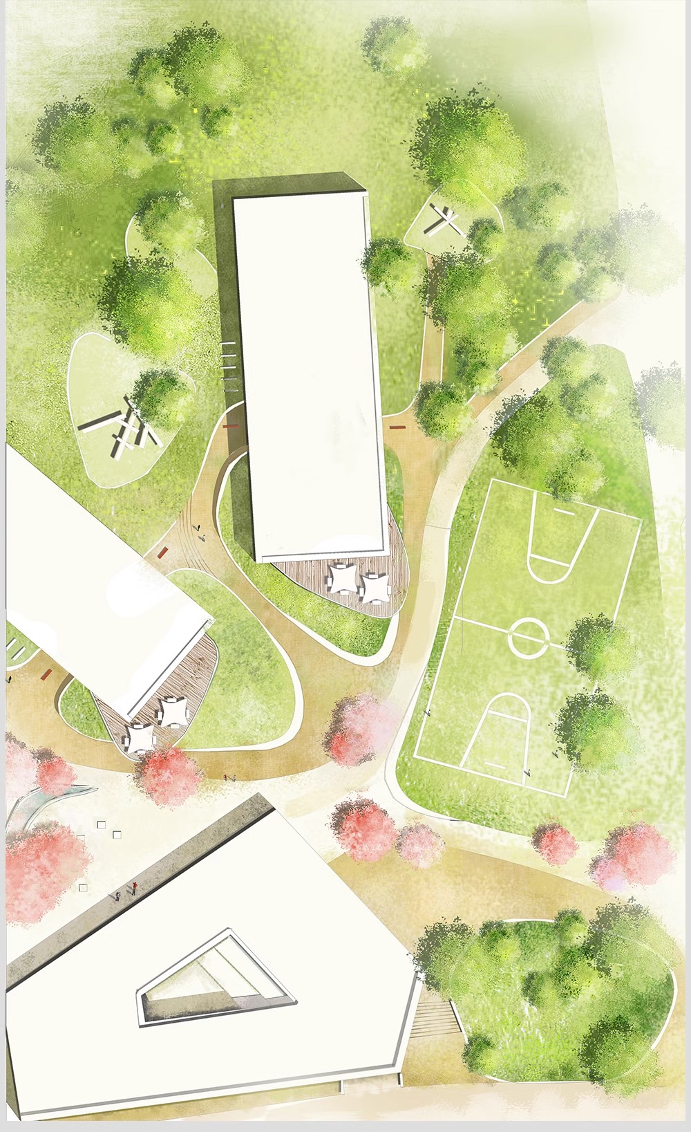 图片[23]-小清新建筑景观总平面图PSD分层园林公园广场彩平图竞赛风PS素材-大怪兽分享