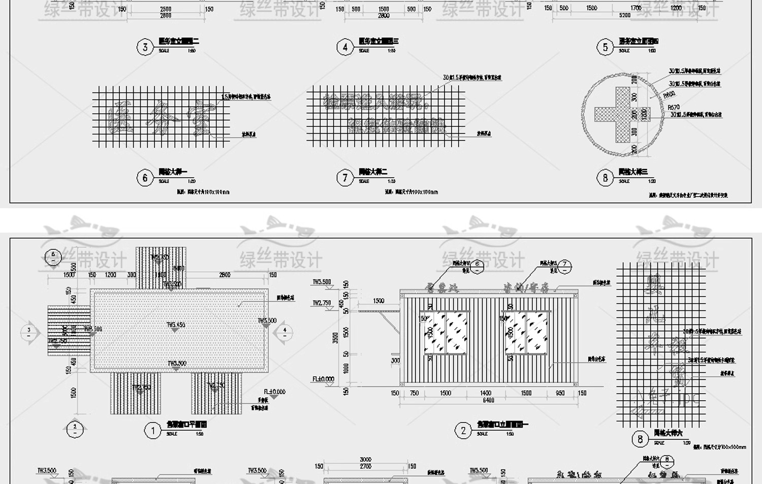 图片[19]-现代装配式建筑结构详图商业街集市餐饮营地民宿集装箱CAD施工图-大怪兽分享