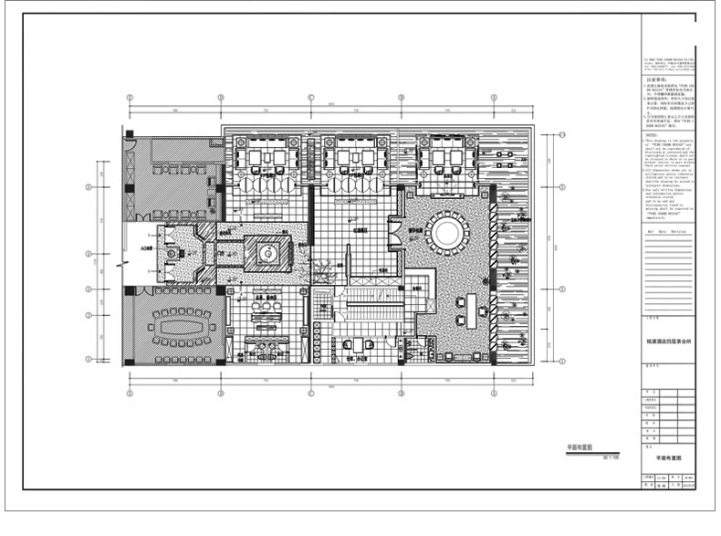 图片[23]-茶室茶楼茶馆CAD施工图 会所茶社室内设计装修平面布局图方案素材-大怪兽分享