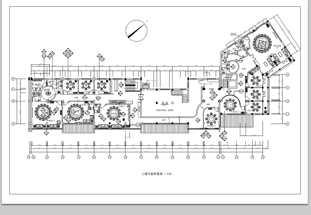 图片[25]-餐饮饭店CAD图块图库空间设计餐厅奶茶店酒吧餐桌椅卡座施工图-大怪兽分享